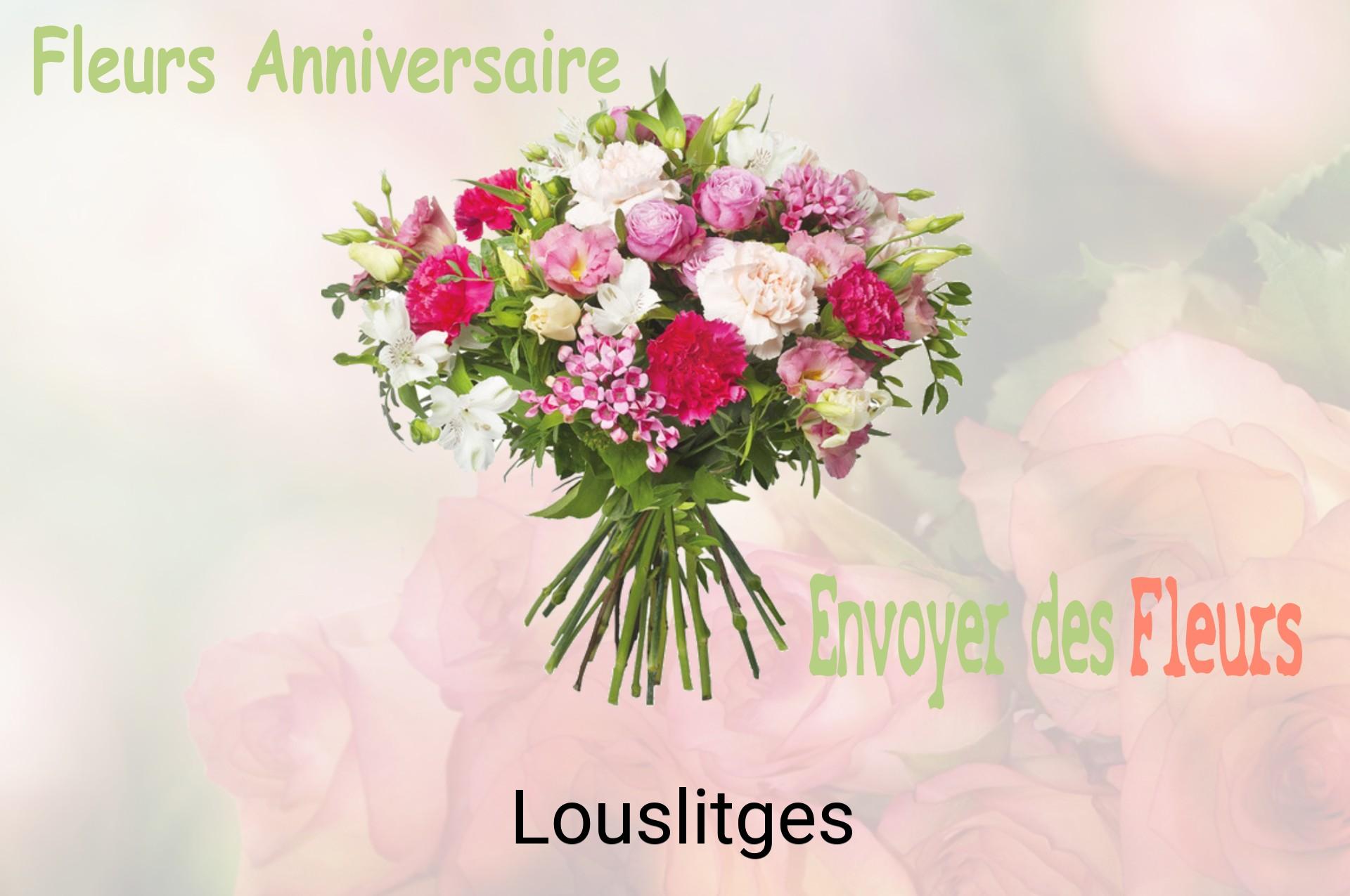 Bouquet de fleurs d’anniversaire livré à Louslitges